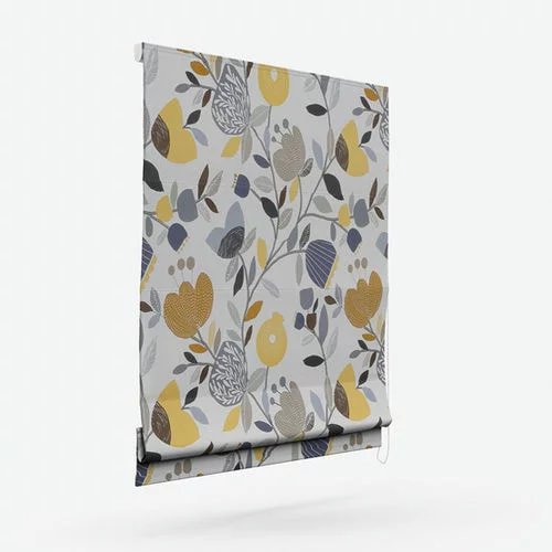 Meadow Ochre Roman Blind | Blinds.Online