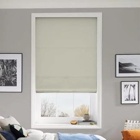 Mila Oyster Roman Blind | Blinds.Online