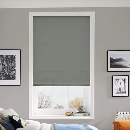 Mila Platinum Roman Blind | Blinds.Online