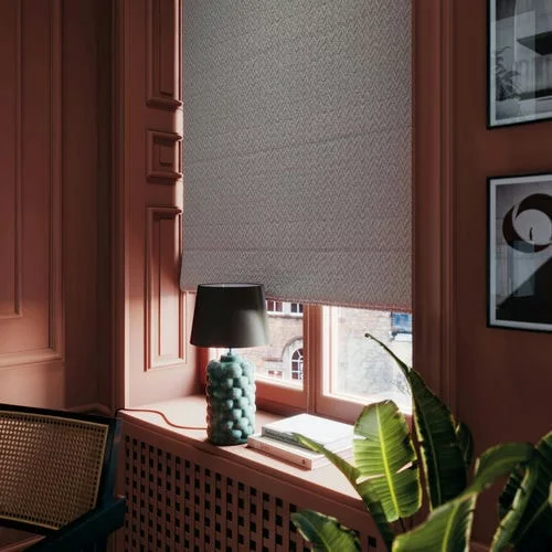 Myrna Steel Roman Blind | Blinds.Online