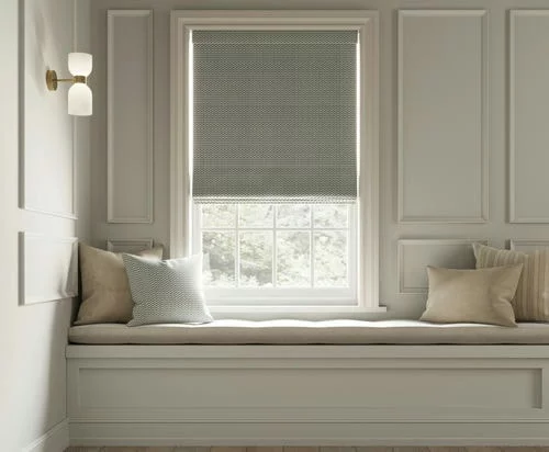 Natasha Indigo Roman Blind | Blinds.Online