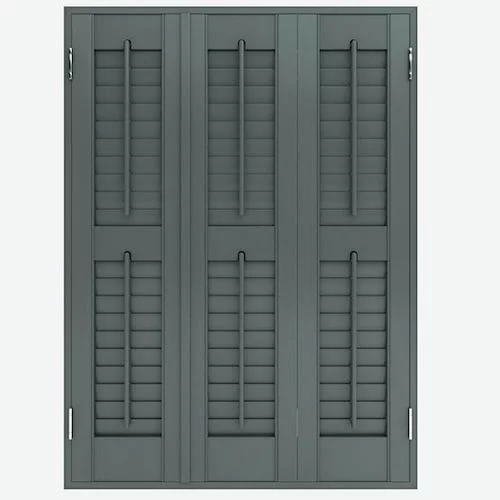 Annalyn Dark Grey Shutter Blind | Blinds.Online