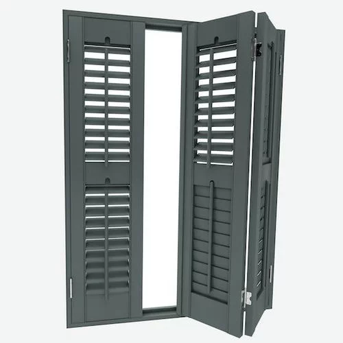 Annalyn Dark Grey Shutter Blind | Blinds.Online