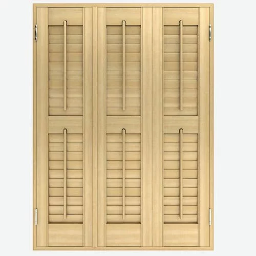 Annalyn Natural Oak Shutter Blind | Blinds.Online