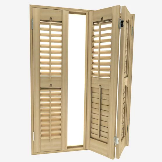 Annalyn Natural Oak Shutter Blind | Blinds.Online