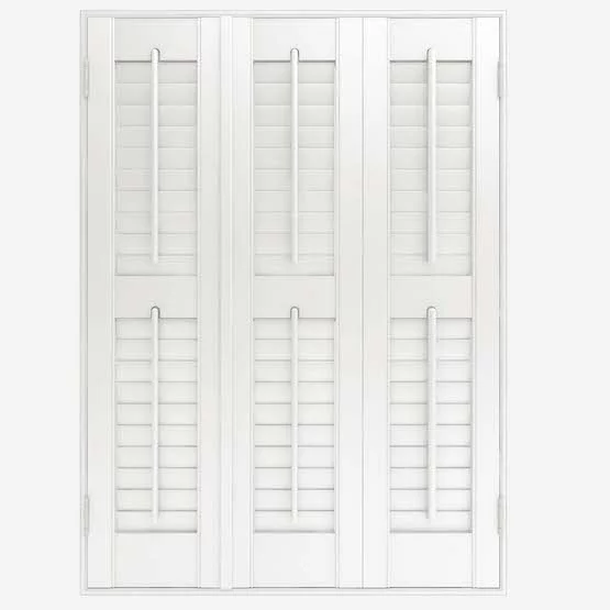 Antonia Silk White Shutter Blind | Blinds.Online