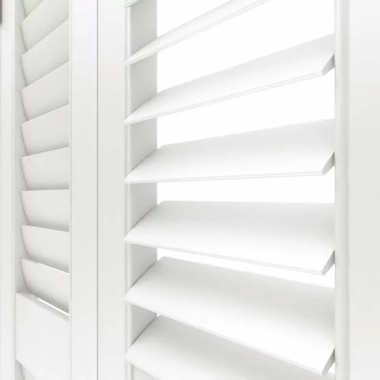 Antonia Silk White Shutter Blind | Blinds.Online