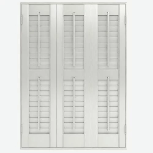 Lantana Silk White Shutter Blind | Blinds.Online