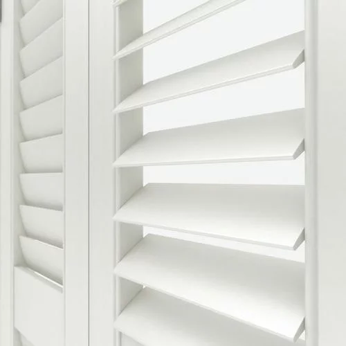 Lantana Silk White Shutter Blind | Blinds.Online