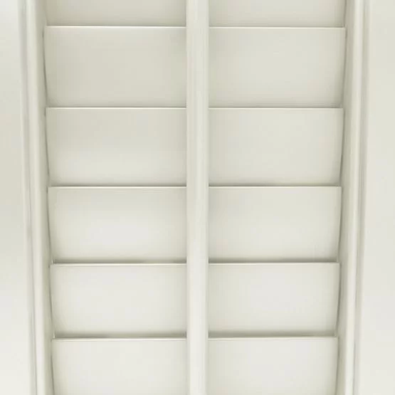 Lantana Silk White Shutter Blind | Blinds.Online