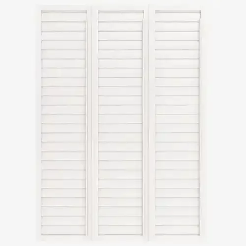 Luminous Cotton White Shutter Blind | Blinds.Online