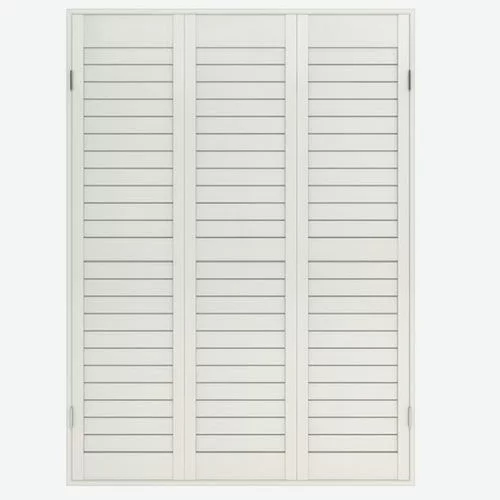 Nyah Silk White Shutter Blind | Blinds.Online