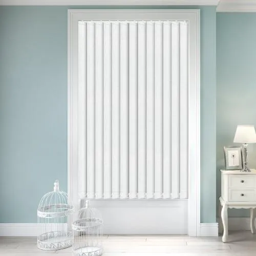 Aurora Broadway White Vertical Blind | Blinds.Online