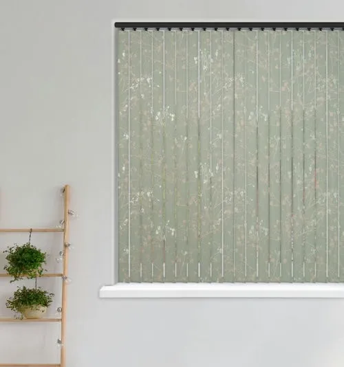 Cherry Lily Pad Vertical Blind | Blinds.Online