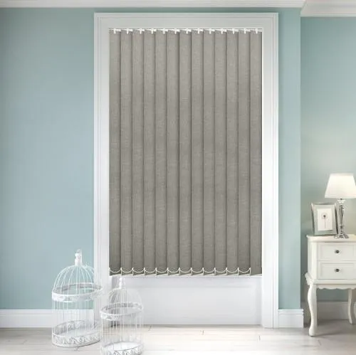 Elowen Blackout Dove Grey Vertical Blind | Blinds.Online