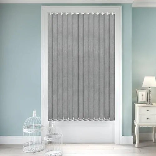 Elowen Blackout Smoke Grey Vertical Blind | Blinds.Online