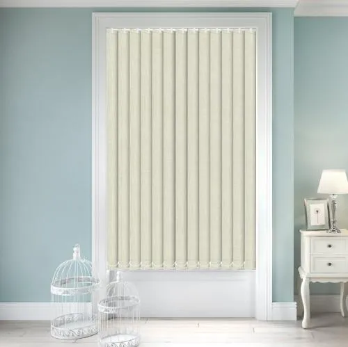 Embermist Blackout Cream Vertical Blind | Blinds.Online