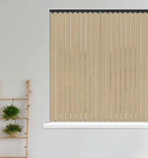 Emery Parchment Vertical Blind | Blinds.Online