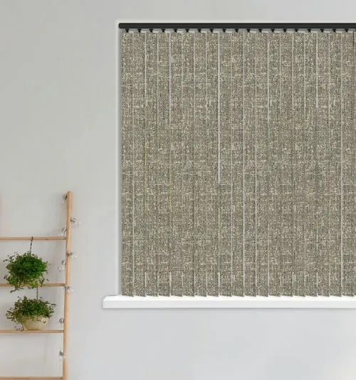 India Hessian Vertical Blind | Blinds.Online