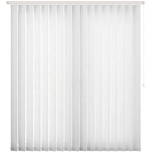 Janessa White Vertical Blind | Blinds.Online