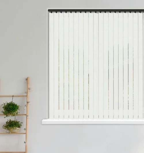 Letitia White Vertical Blind | Blinds.Online