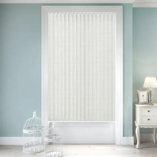 Liv White Vertical Blind | Blinds.Online