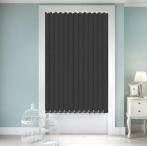 Lunafern Anthracite Grey Vertical Blind | Blinds.Online