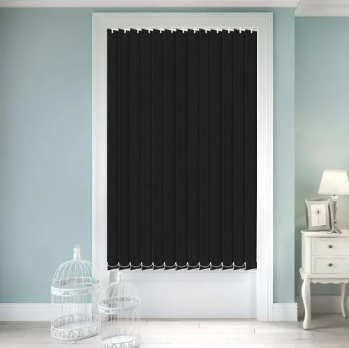 Lunafern Black Vertical Blind | Blinds.Online