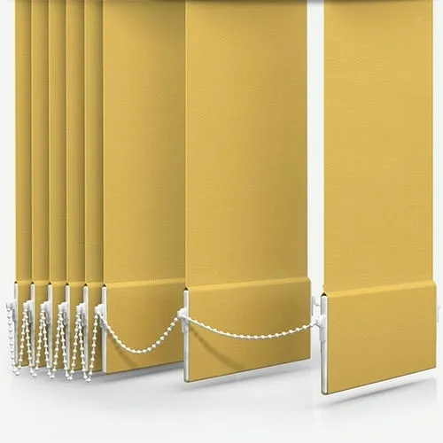 LunaFern Blackout Daffodil Yellow Vertical Blind | Blinds.Online