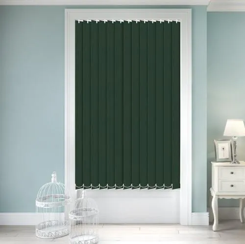 Lunafern Blackout Hunter Green Vertical Blind | Blinds.Online