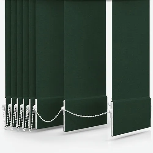 Lunafern Blackout Hunter Green Vertical Blind | Blinds.Online