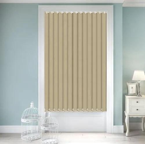 Lunafern Blackout Light Taupe Vertical Blind | Blinds.Online