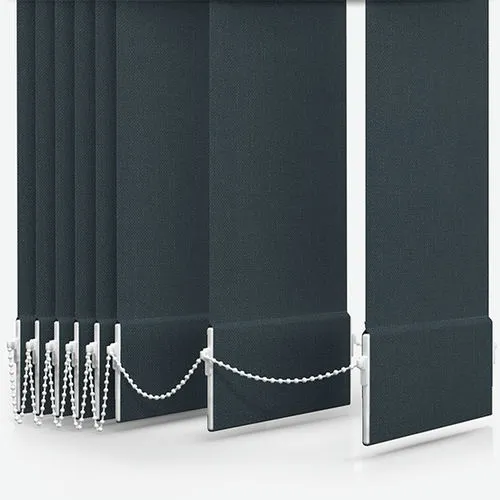 Lunafern Blackout Midnight Blue Vertical Blind | Blinds.Online