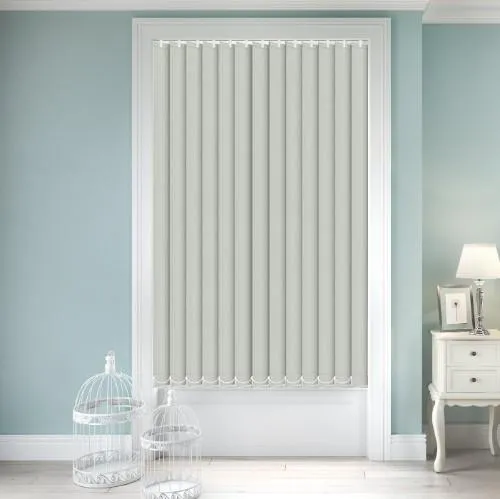 Lunafern Blackout Silver Grey Vertical Blind | Blinds.Online