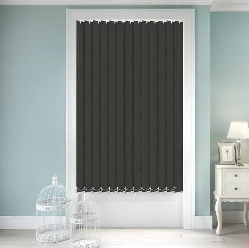 Lunafern Blackout Slate Grey Vertical Blind | Blinds.Online