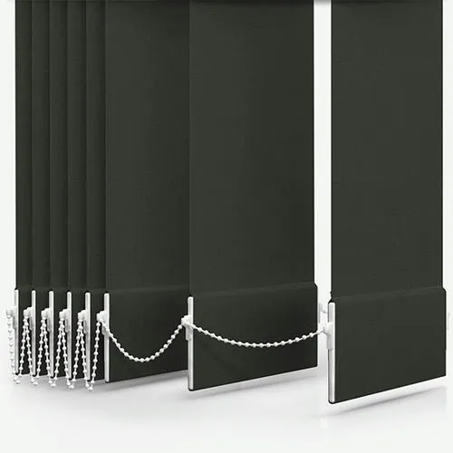 Lunafern Blackout Slate Grey Vertical Blind | Blinds.Online