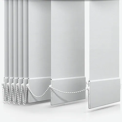 Lunafern White Vertical Blind | Blinds.Online