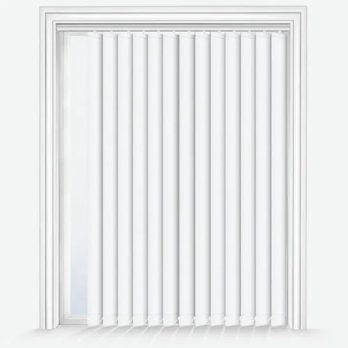 Nefertiti Banlight Duo FR Bright White Vertical Blind | Blinds.Online