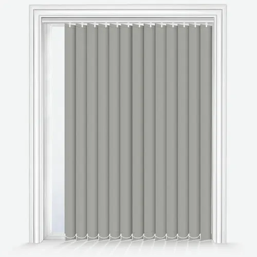 Nefertiti Banlight Duo FR Grey Vertical Blind | Blinds.Online