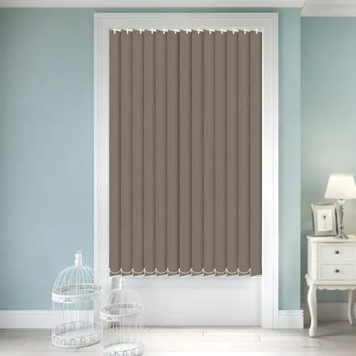 Nefertiti Banlight Duo FR Henna Vertical Blind | Blinds.Online