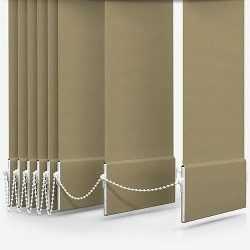 Nefertiti Banlight Duo FR Old Gold Vertical Blind | Blinds.Online