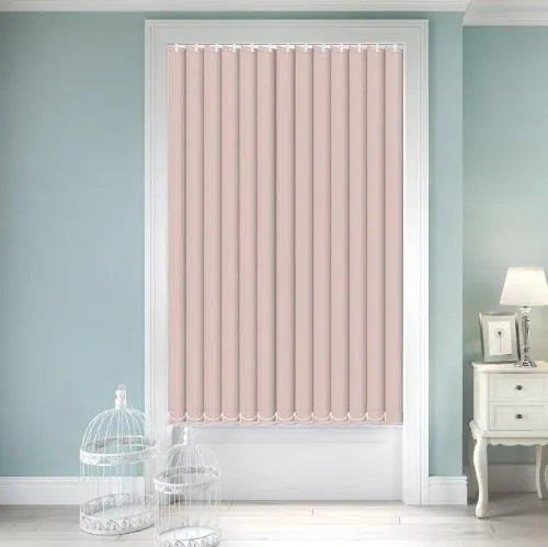 Nefertiti Banlight Duo FR Rose Vertical Blind | Blinds.Online