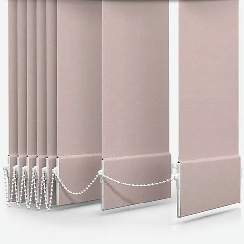 Nefertiti Banlight Duo FR Rose Vertical Blind | Blinds.Online