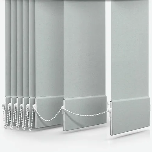 Nefertiti Banlight Duo FR Silver Vertical Blind | Blinds.Online