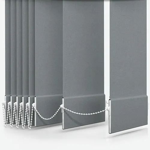 Nefertiti Banlight FR Grey Vertical Blind | Blinds.Online