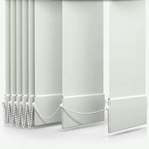 Nefertiti Bright White Vertical Blind | Blinds.Online