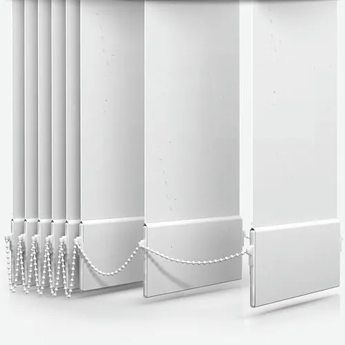 Nefertiti Urban FR White Vertical Blind | Blinds.Online