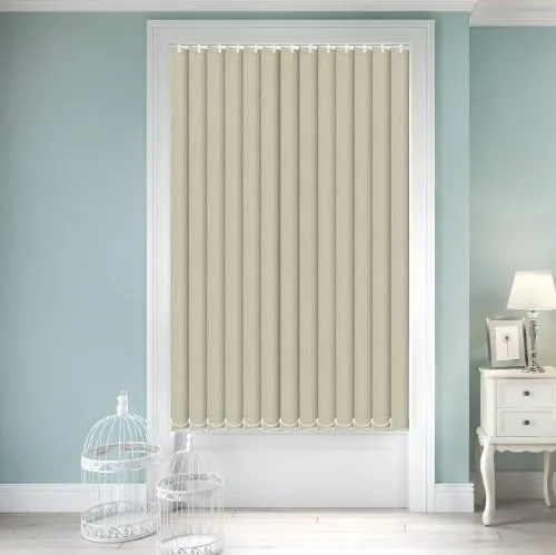 Rhododendron Beige Vertical Blind | Blinds.Online