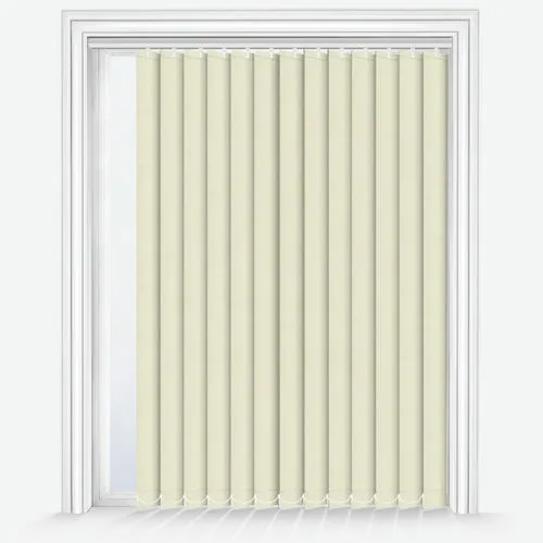 Rhododendron Blackout Cream Vertical Blind | Blinds.Online