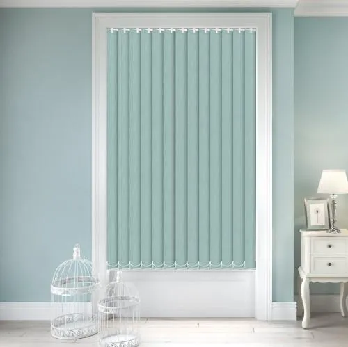 Rhododendron Blackout Mint Vertical Blind | Blinds.Online